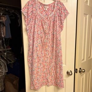 Aria Collection Pink and Blue Floral Top